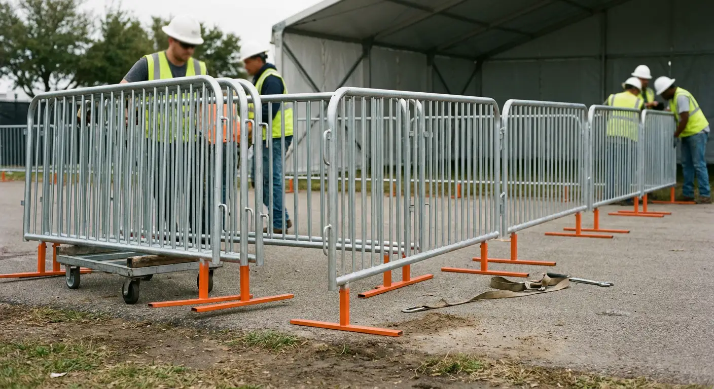 Pedestrian Barricades in Lincoln, CA