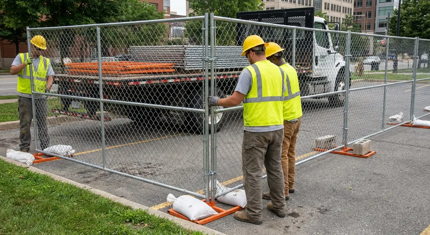Temporary fencing solutions meeting Lincoln requirements