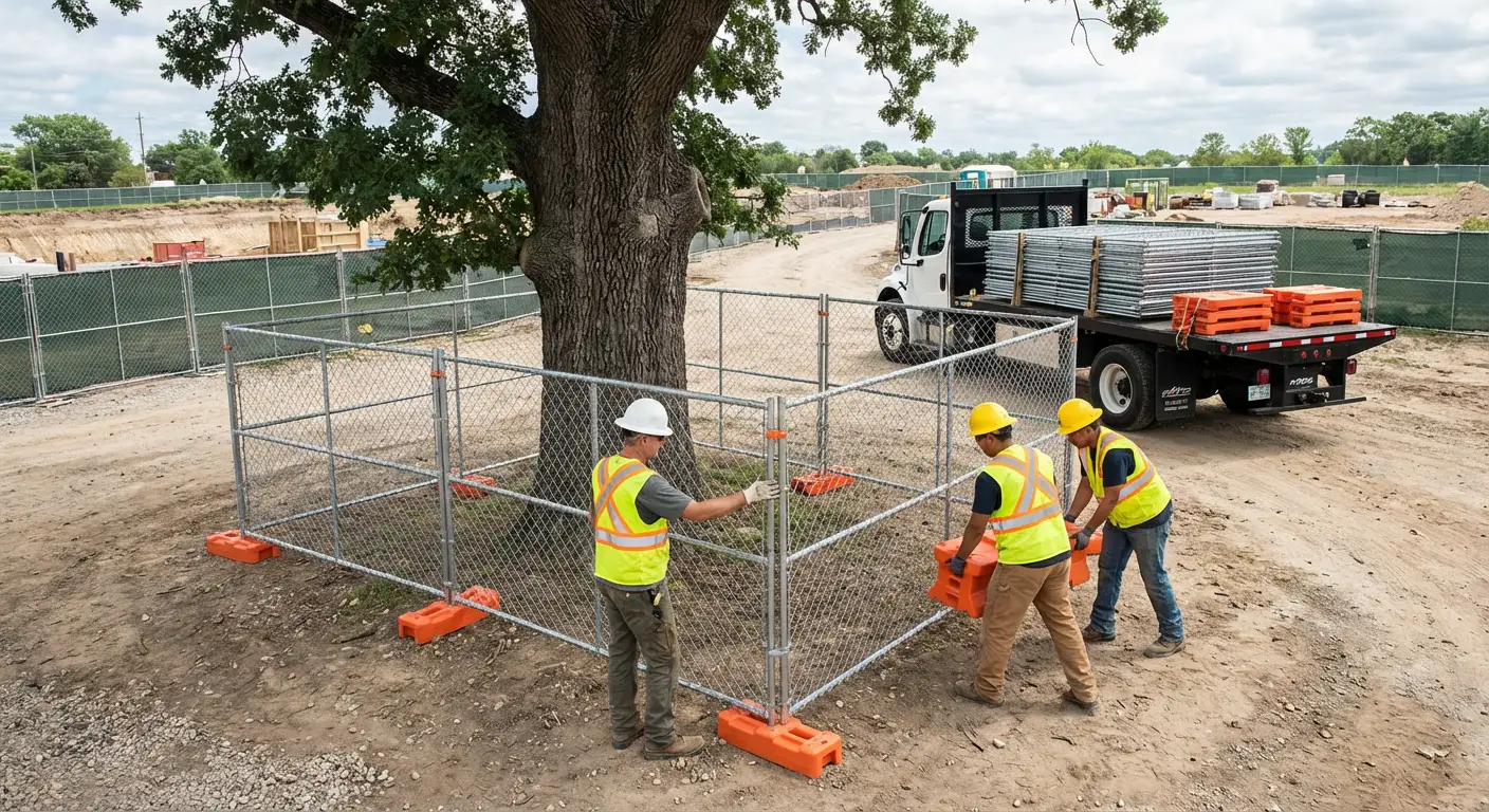 Temporary gate rental and secure perimeter fencing in Lincoln, CA