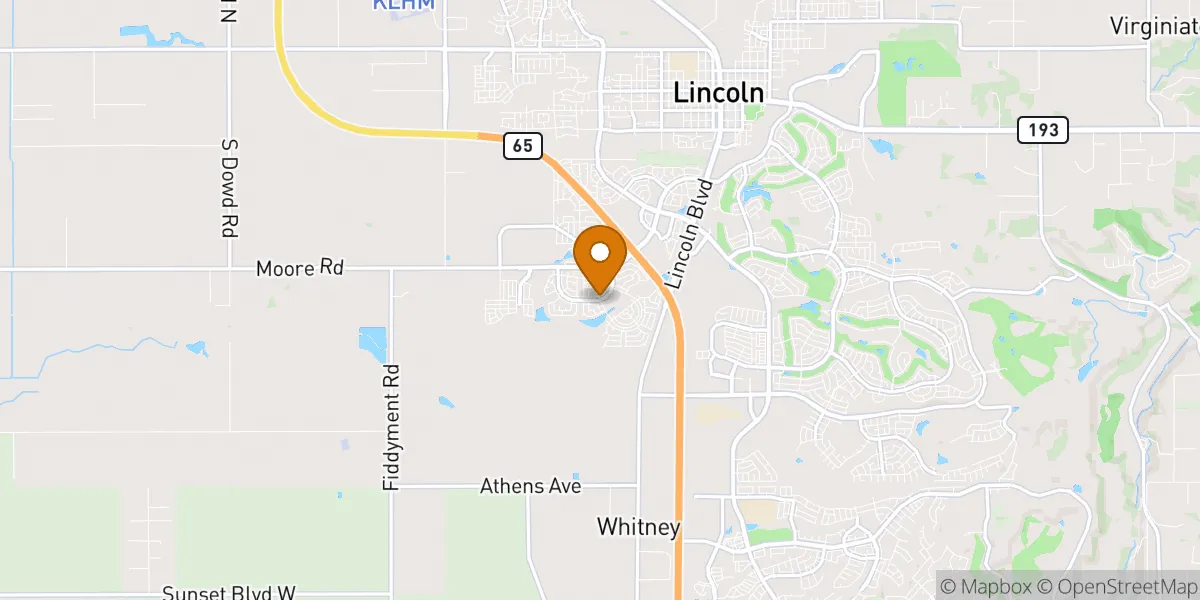  neighborhood map in Lincoln, CA