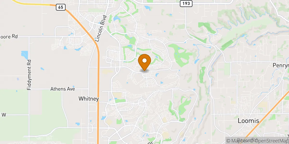  neighborhood map in Lincoln, CA